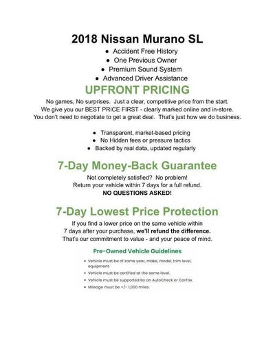2018 Nissan Murano AWD SL