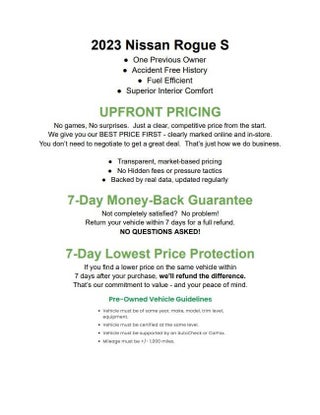 2023 Nissan Rogue AWD S