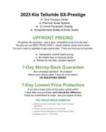 2023 Kia Telluride SX Prestige AWD