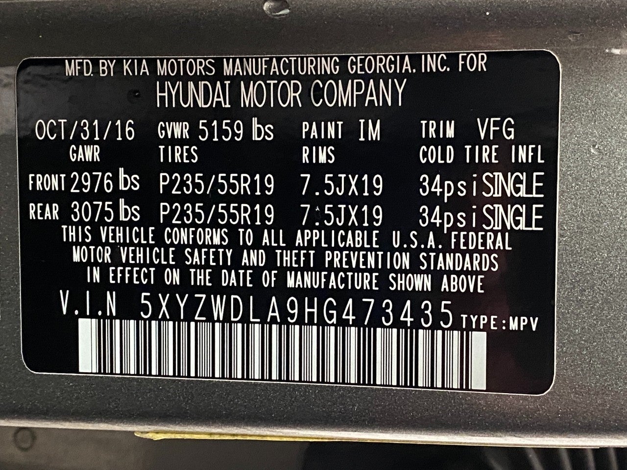 2017 Hyundai Santa Fe Sport 2.0T Auto AWD