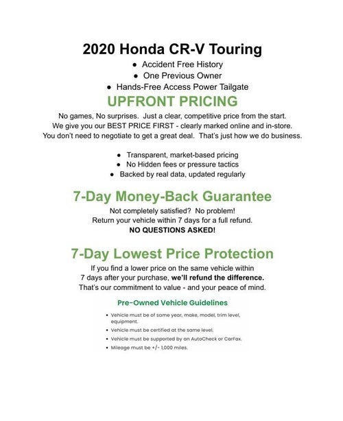 2020 Honda CR-V Touring AWD