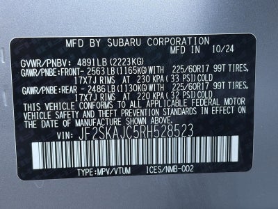 2024 Subaru Forester Wilderness AWD