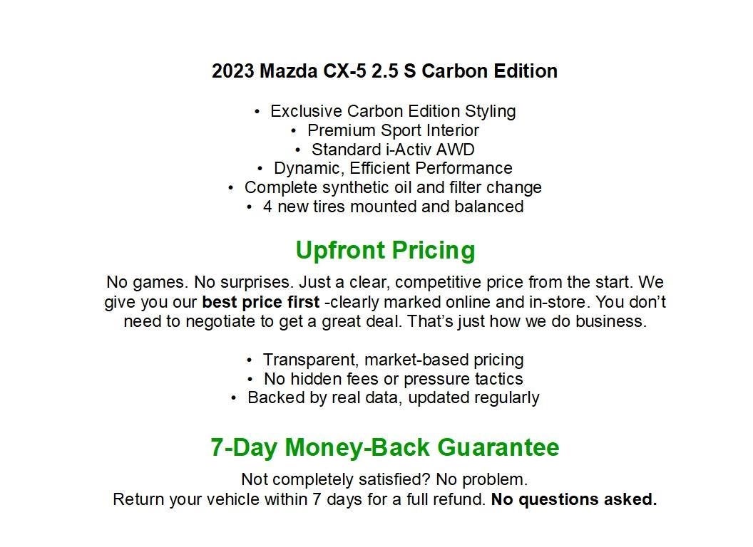 2023 Mazda Mazda CX-5 2.5 S Carbon Edition AWD