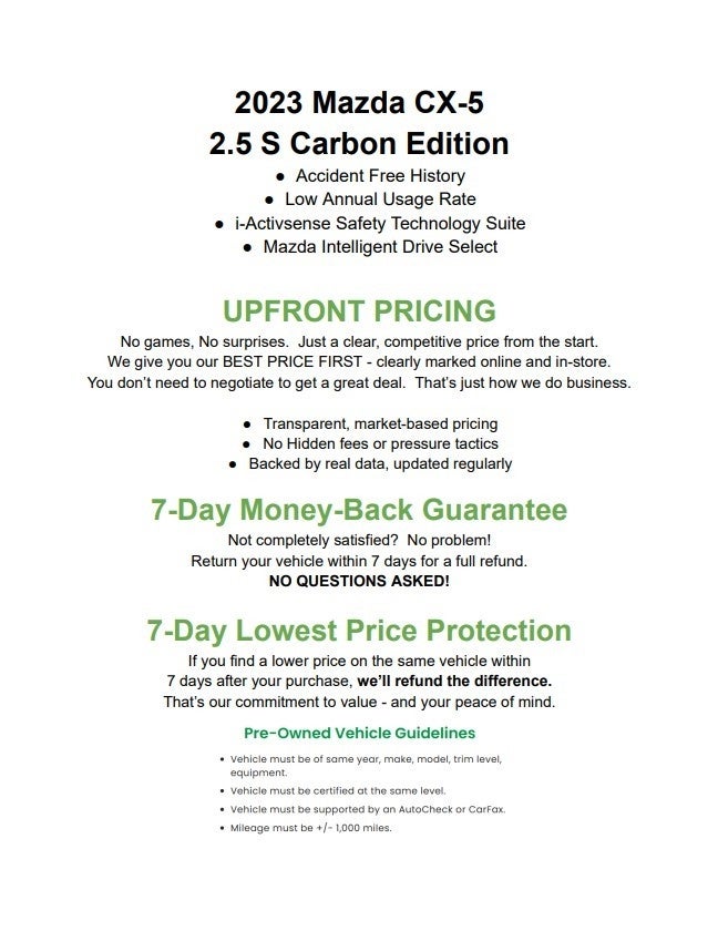 2023 Mazda Mazda CX-5 SPORT UTILITY