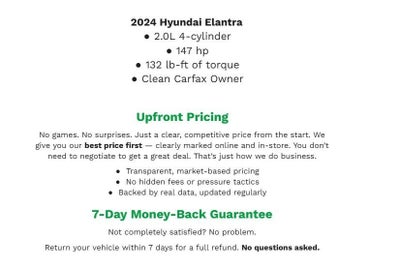 2024 Hyundai Elantra SEL IVT