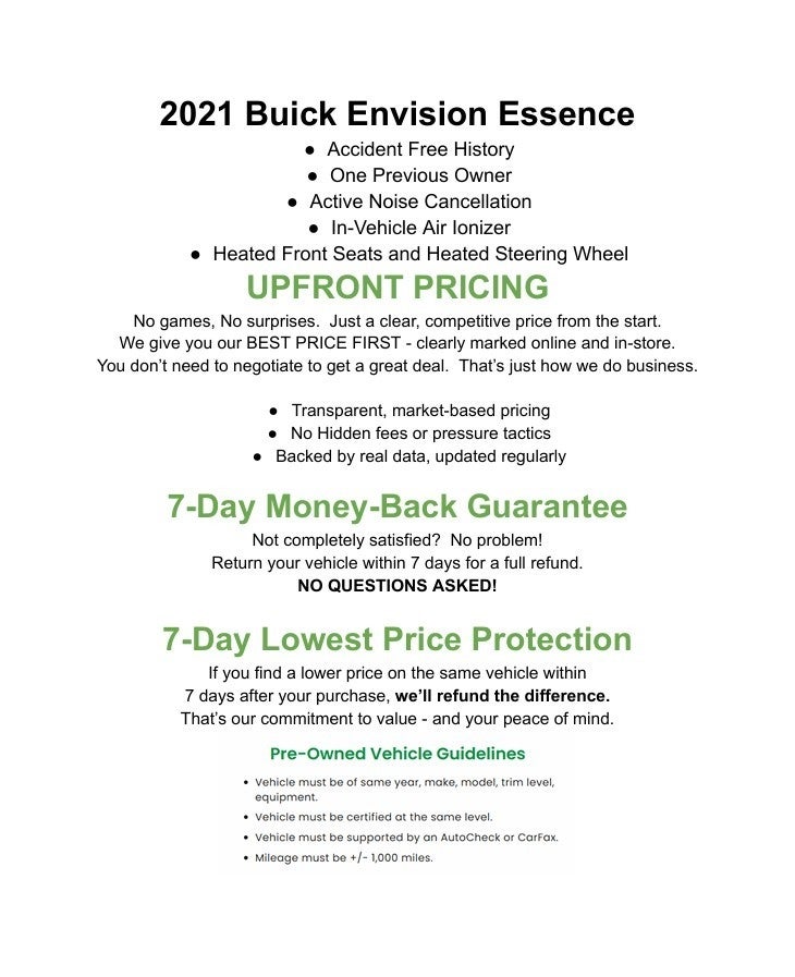 2021 Buick Envision AWD 4dr Essence