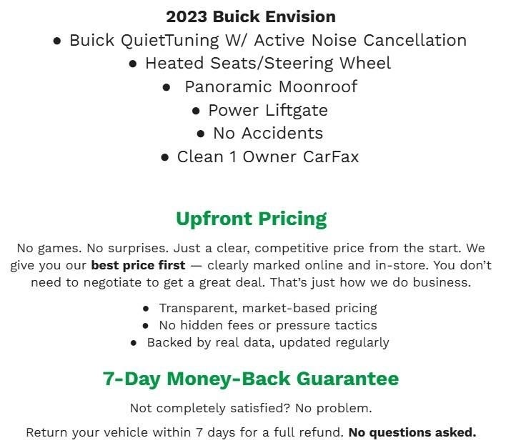 2023 Buick Envision AWD 4dr Avenir